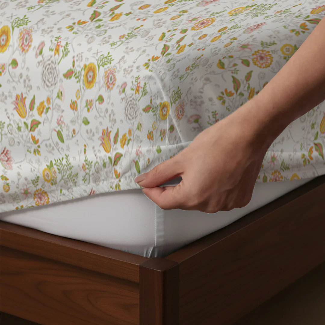 Pure Nest Printed Fitted Sheet Set - Image 69