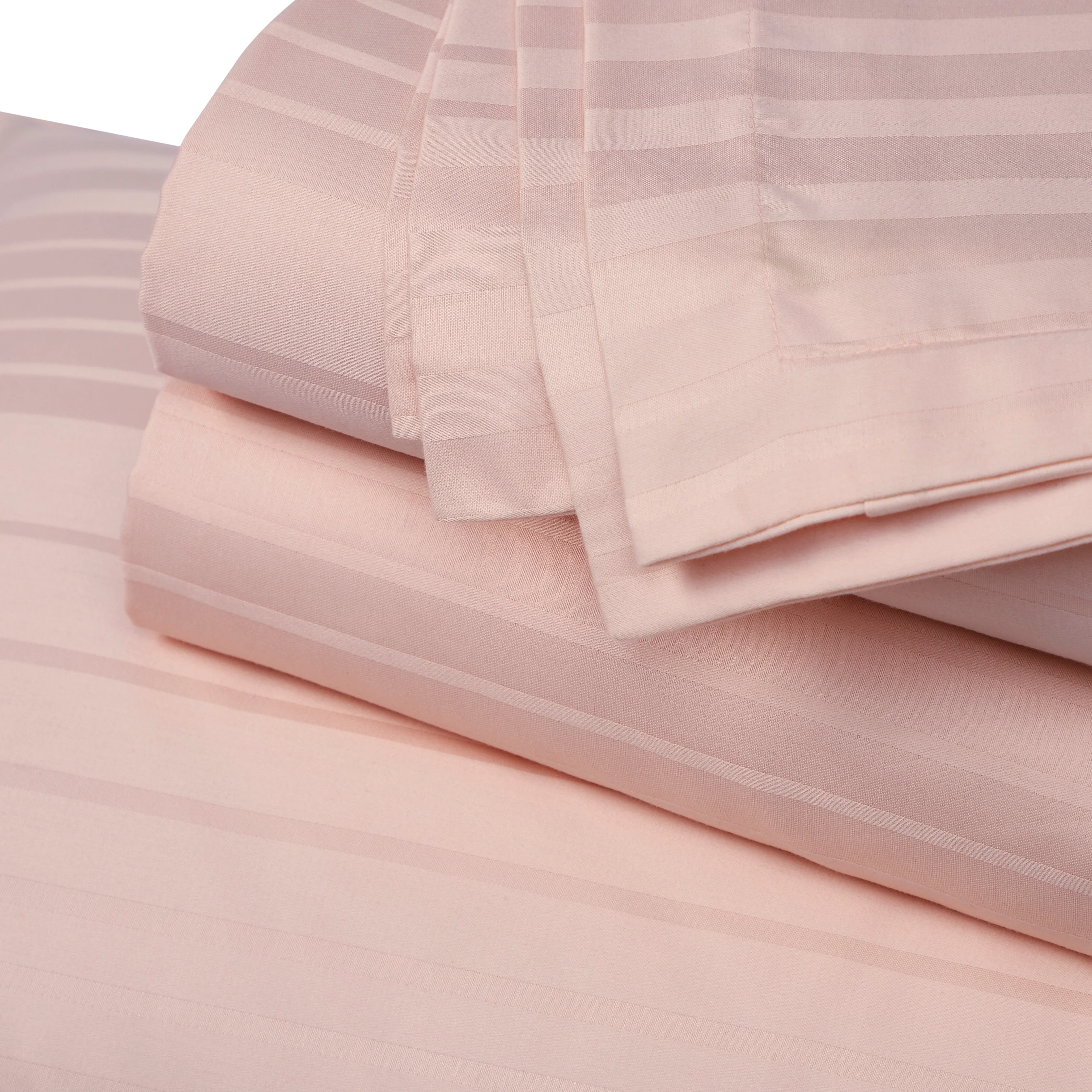 Seraya | 400TC Varigated Stripes Super Soft Bedsheet Set - Image 37