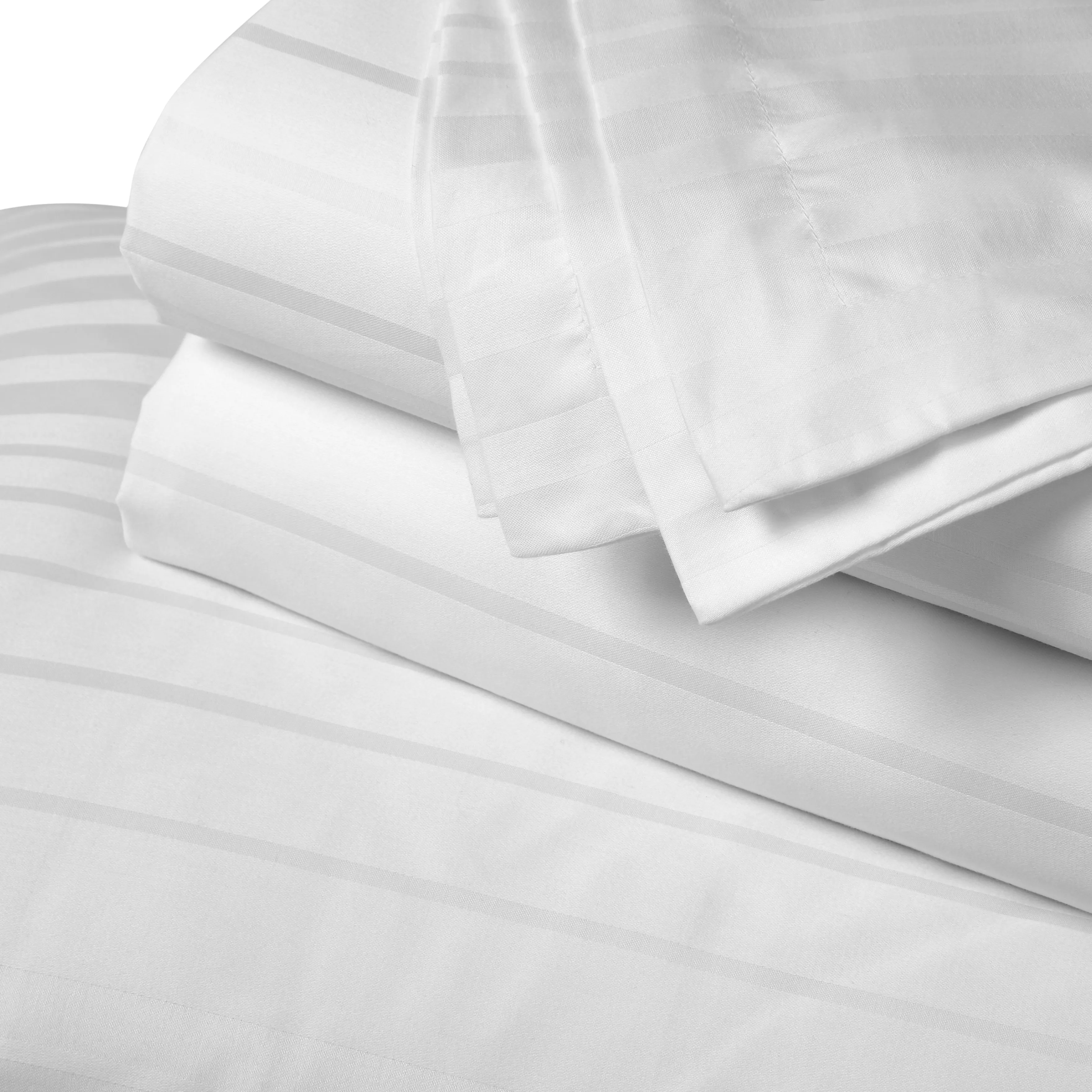 Seraya | 400TC Varigated Stripes Super Soft Bedsheet Set - Image 7