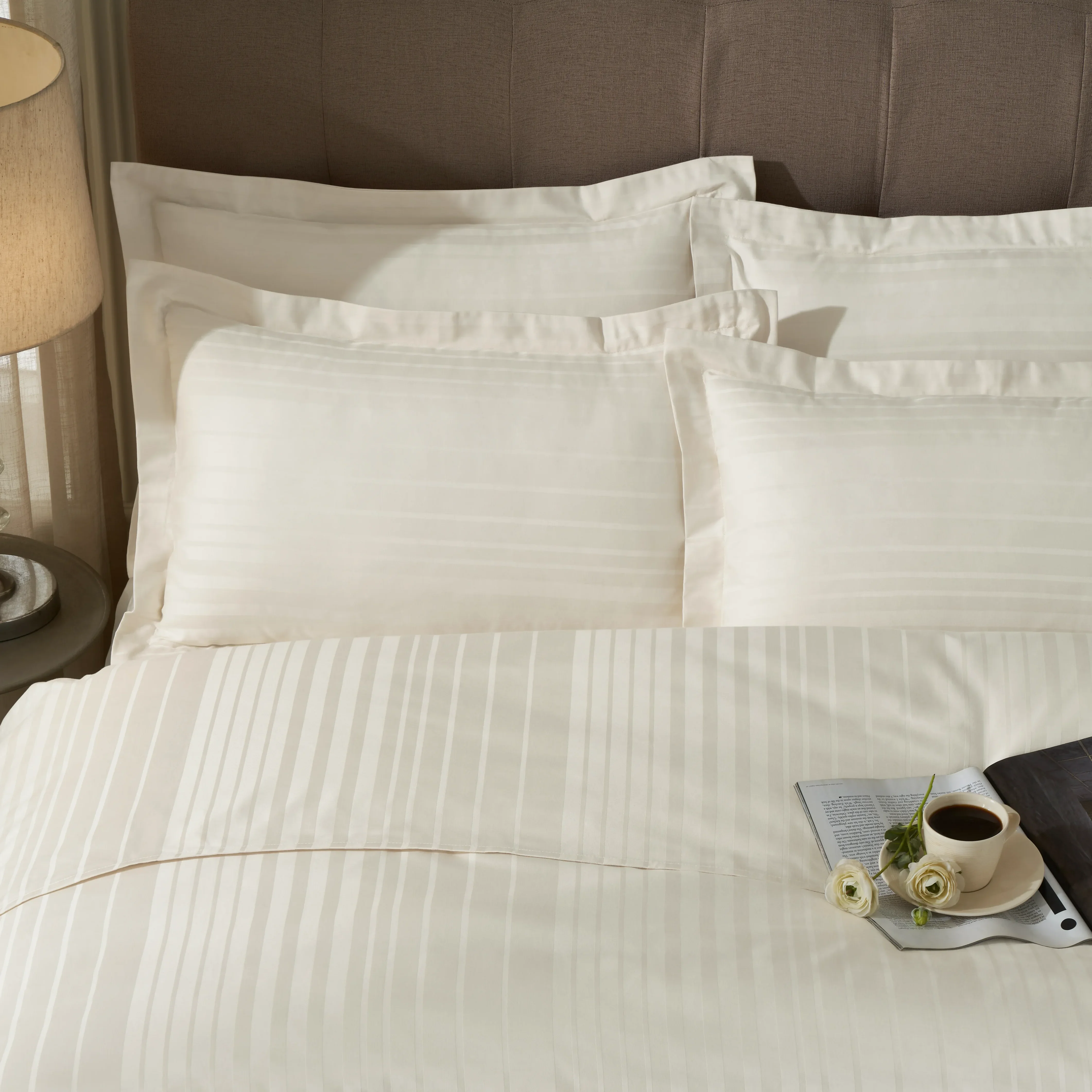 Seraya | 400TC Varigated Stripes Super Soft Fitted Sheet Set - Image 19