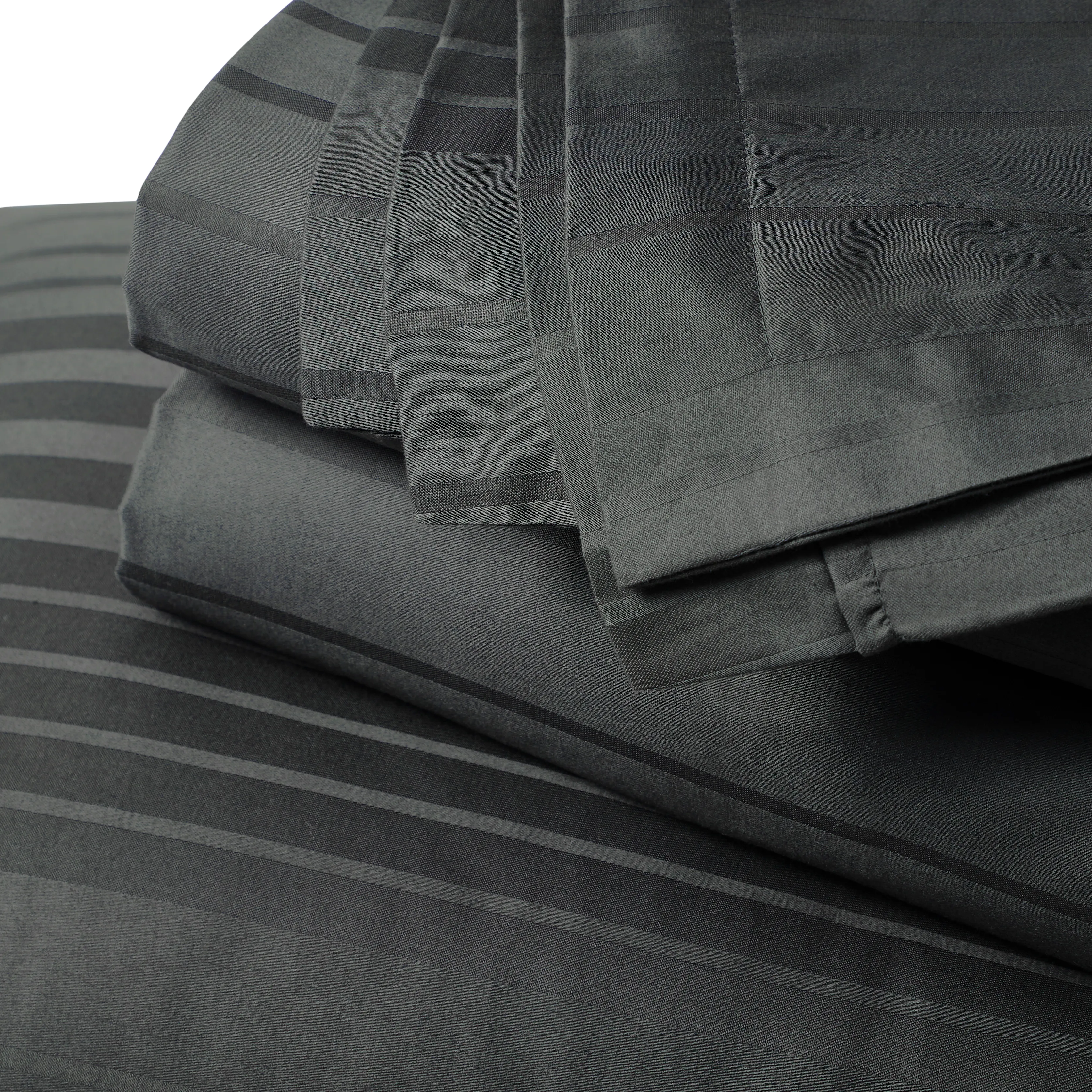Seraya | 400TC Varigated Stripes Super Soft Fitted Sheet Set - Image 28