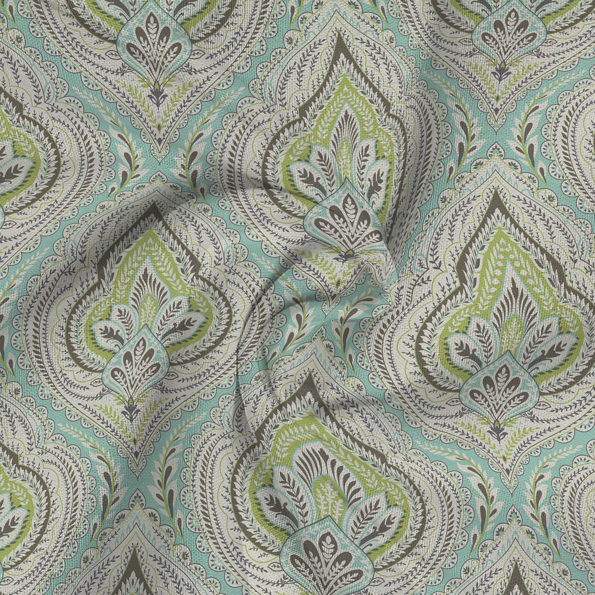 Serene Nest Printed Bedsheet Set - Image 127