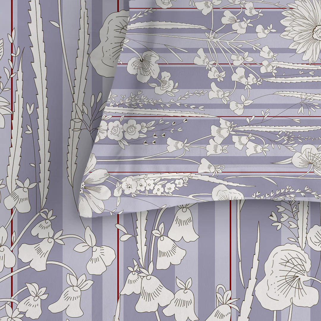Serene Nest Printed Bedsheet Set - Image 88