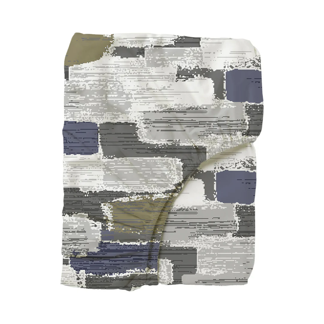 Serene Nest Printed Fitted Sheet Set - Image 122