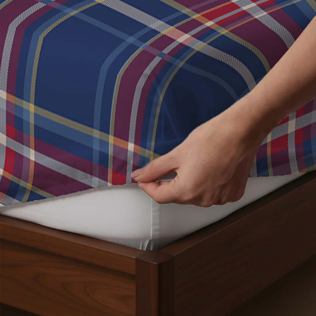 Serene Nest Printed Fitted Sheet Set - Image 142