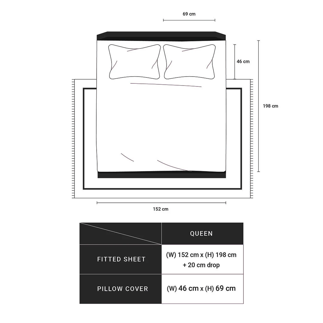 Serene Nest Printed Fitted Sheet Set - Image 26