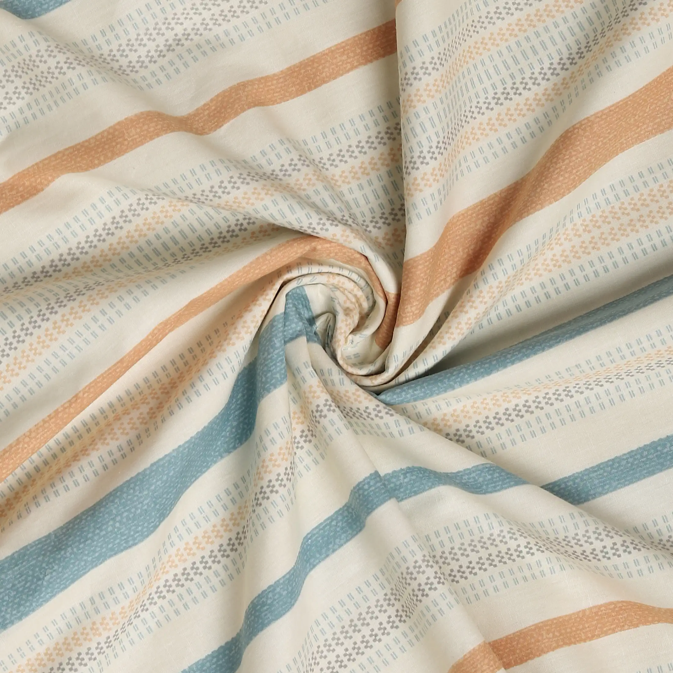 Threadscapes | Woven Textured Printed Reversible Dohar with Super Soft Flannel Layering-Multicolour - Image 5