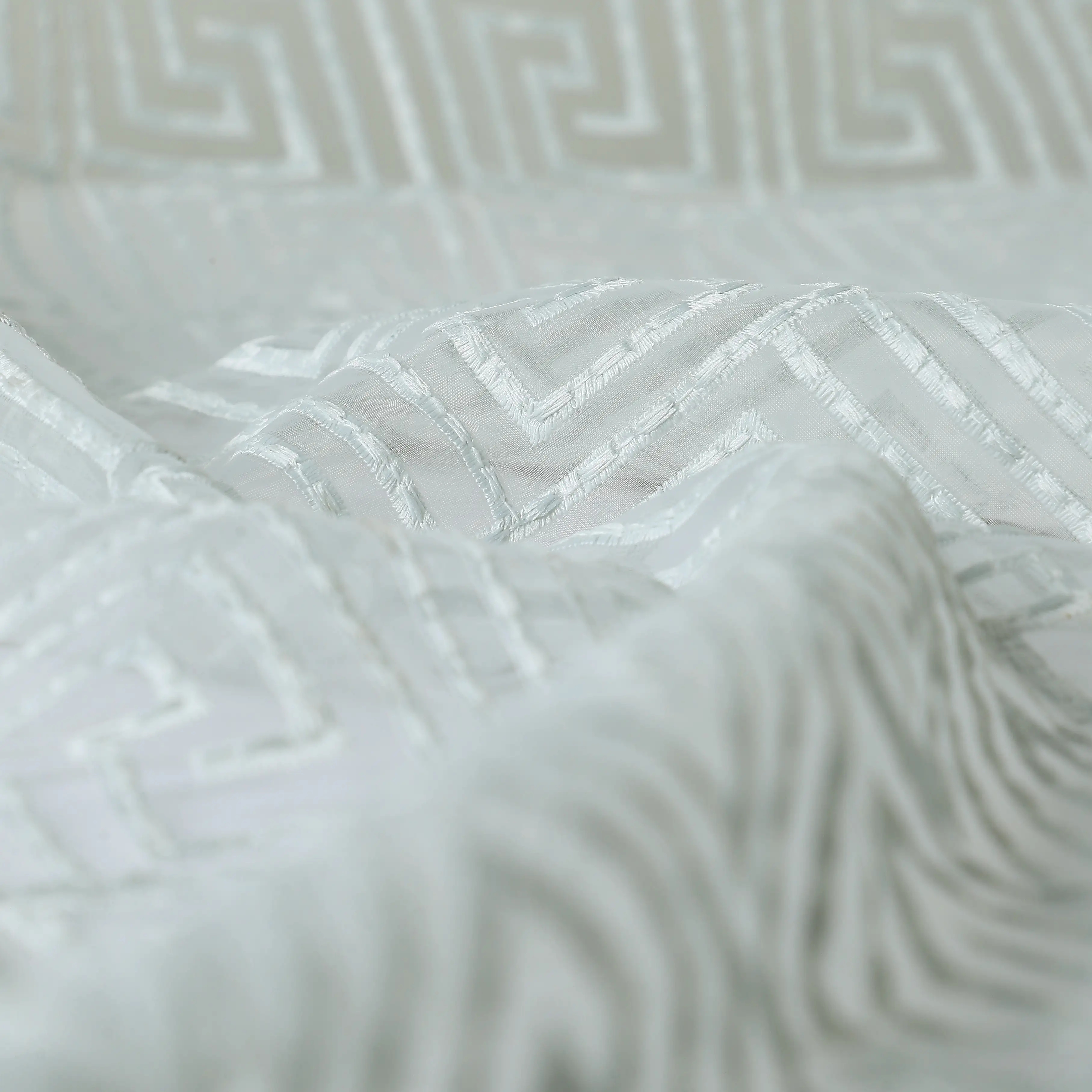 Velina Set Of 2 Embroidered Sheer Readymade Curtains | Modern Maze - Image 15