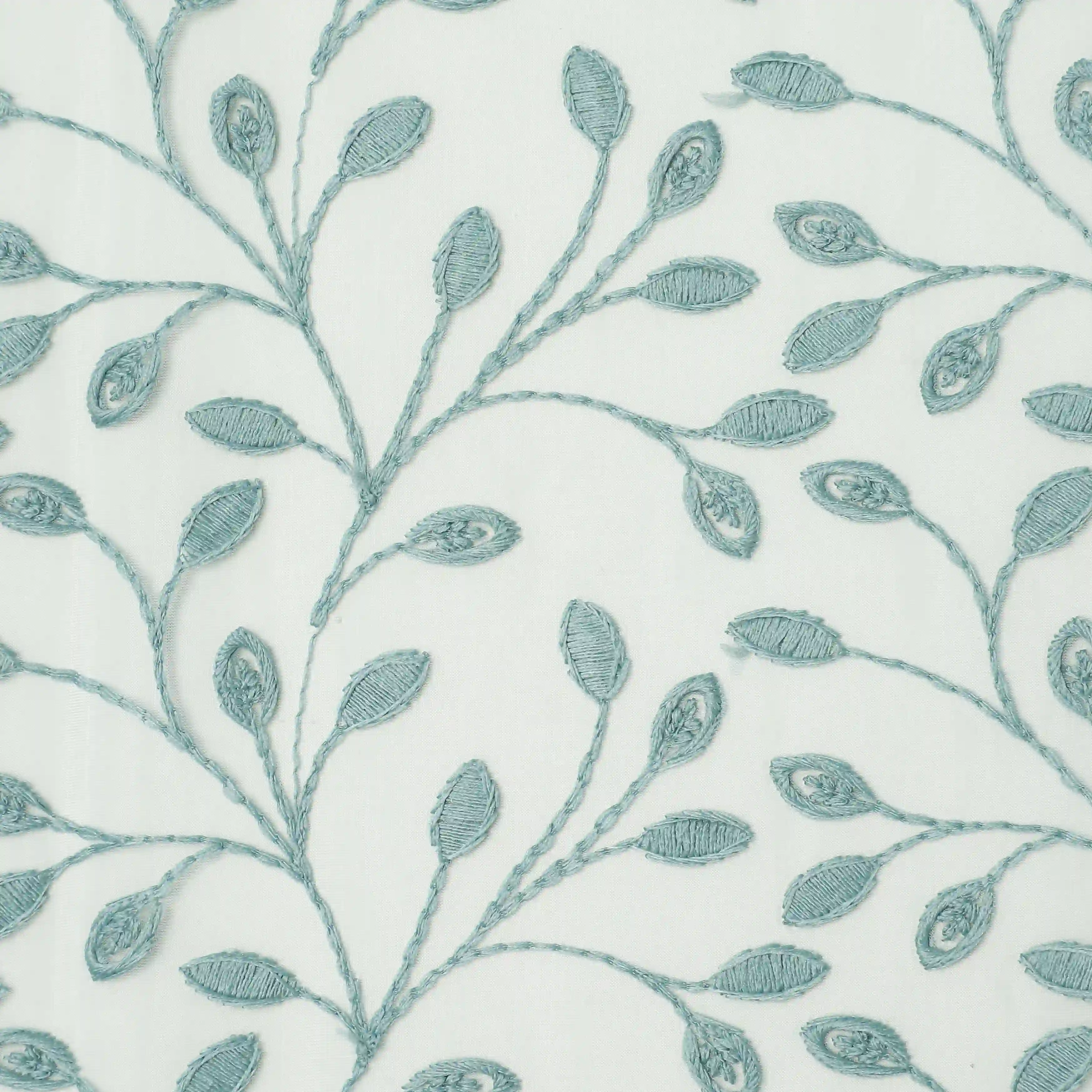 Velina Set Of 2 Embroidered Sheer Readymade Curtains | Threaded Story - Image 12
