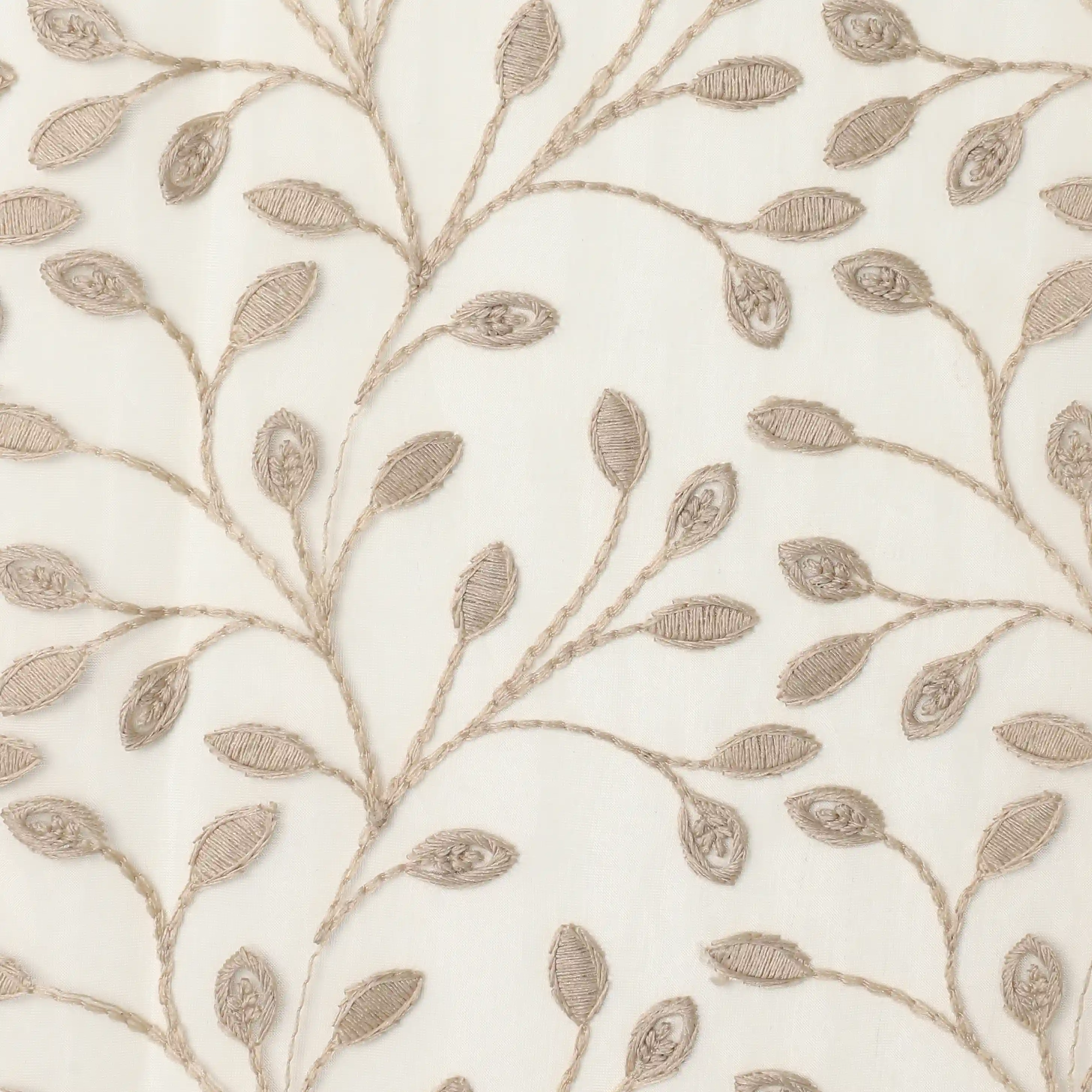 Velina Set Of 2 Embroidered Sheer Readymade Curtains | Threaded Story - Image 16