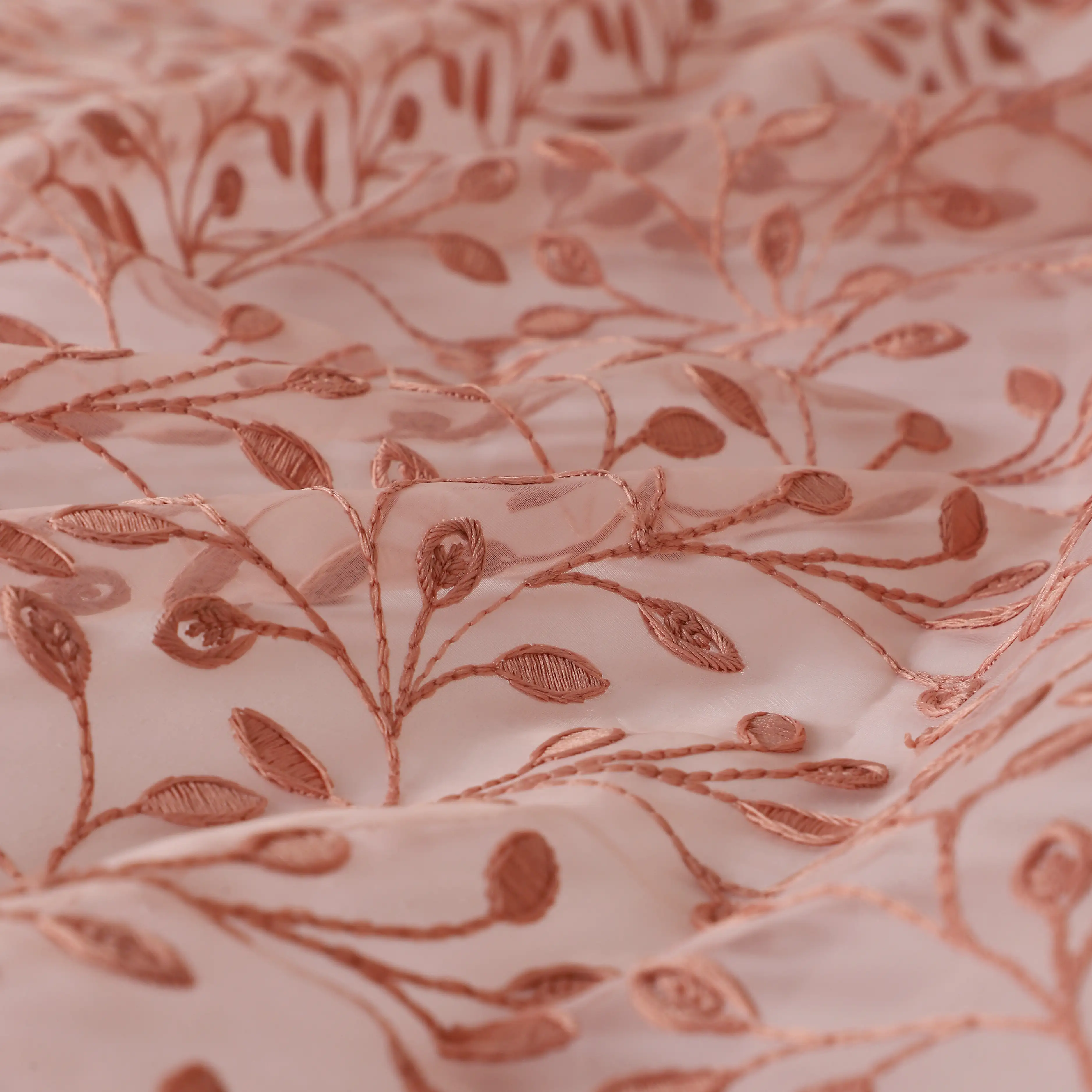 Velina Set Of 2 Embroidered Sheer Readymade Curtains | Threaded Story - Image 23