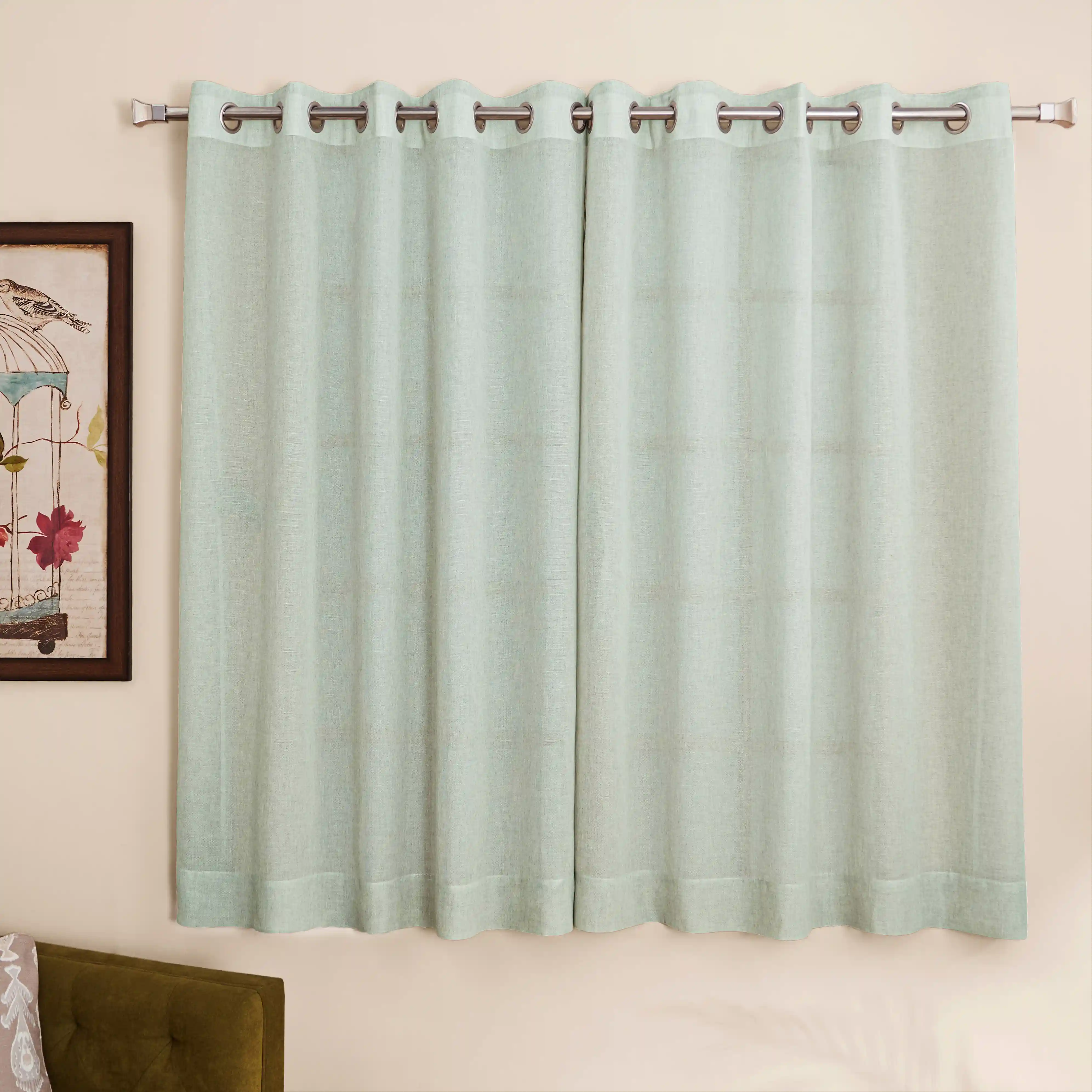 Velina Set Of 2 Sheer Readymade Curtains |
Sand & Shadow