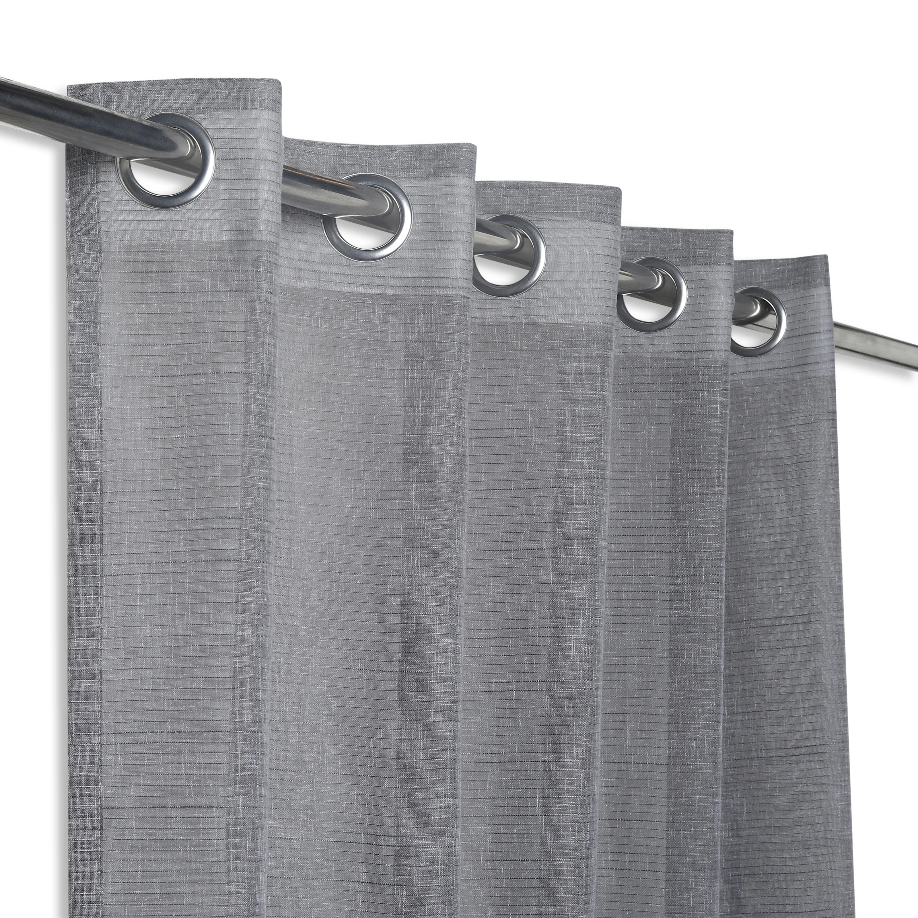 Velina Set Of 2 Sheer Readymade Curtains | 
Tinted Hues - Image 12