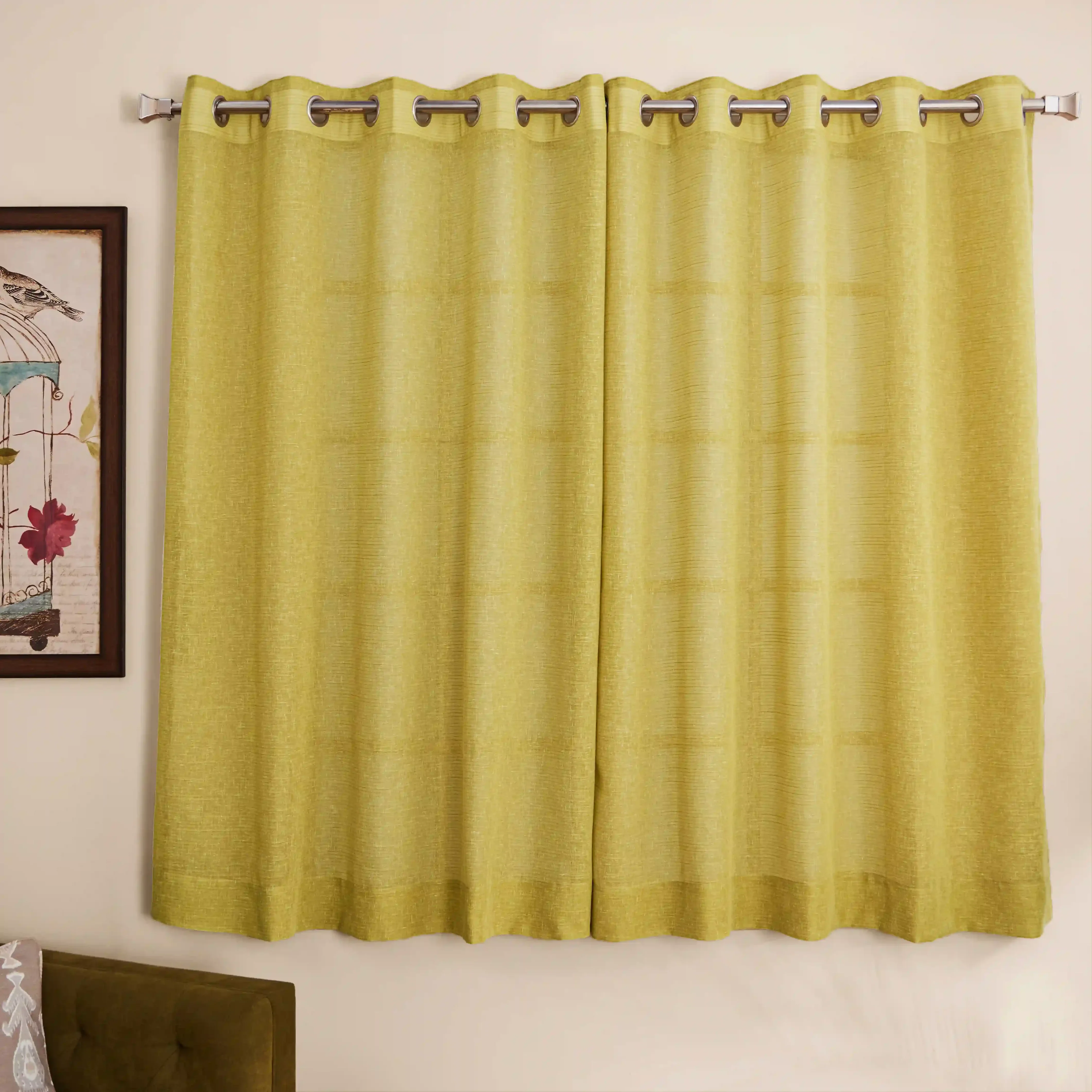 Velina Set Of 2 Sheer Readymade Curtains | 
Tinted Hues - Image 33