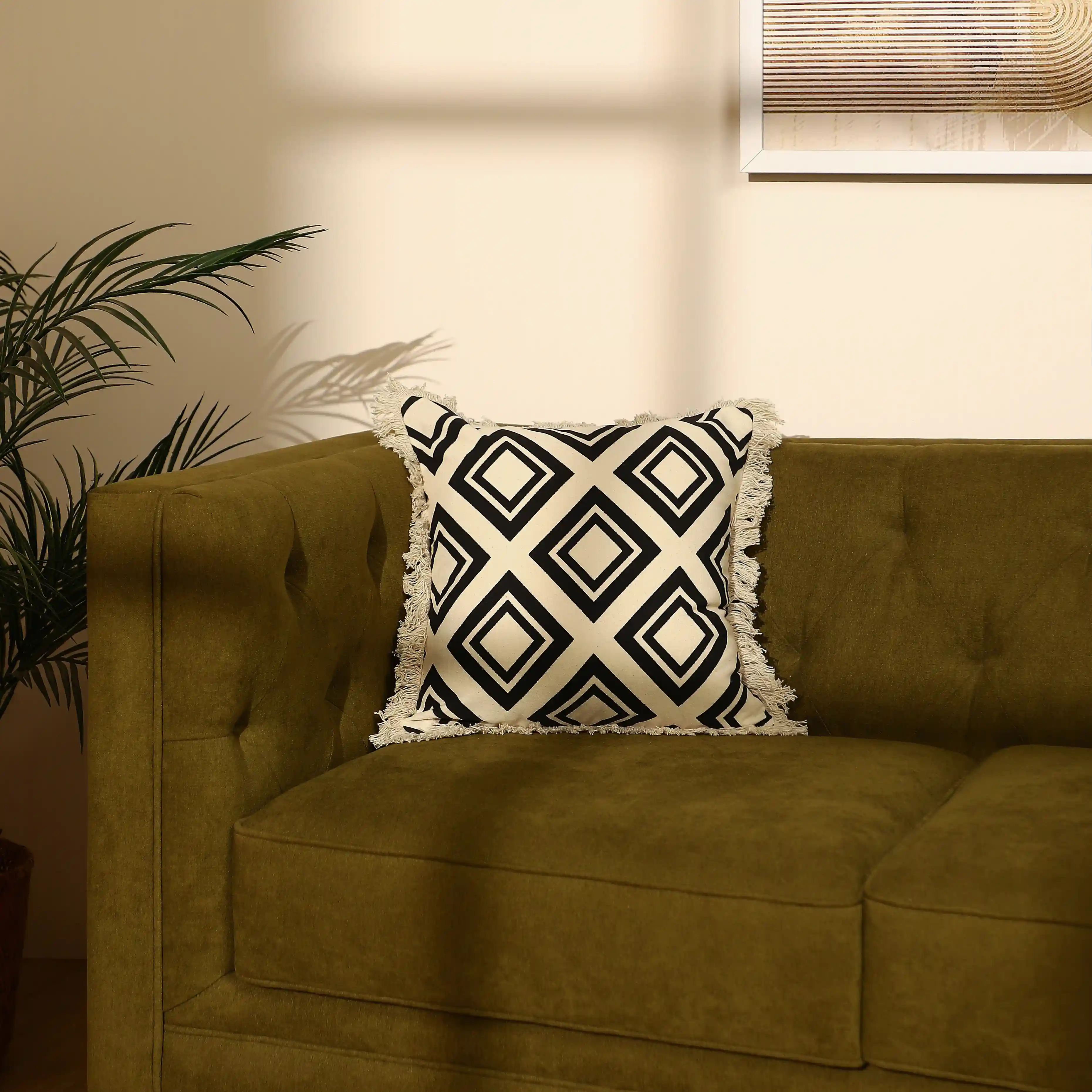 Vissencia 100% Cotton Printed Cushion Cover | Nomadic Tales - Image 14