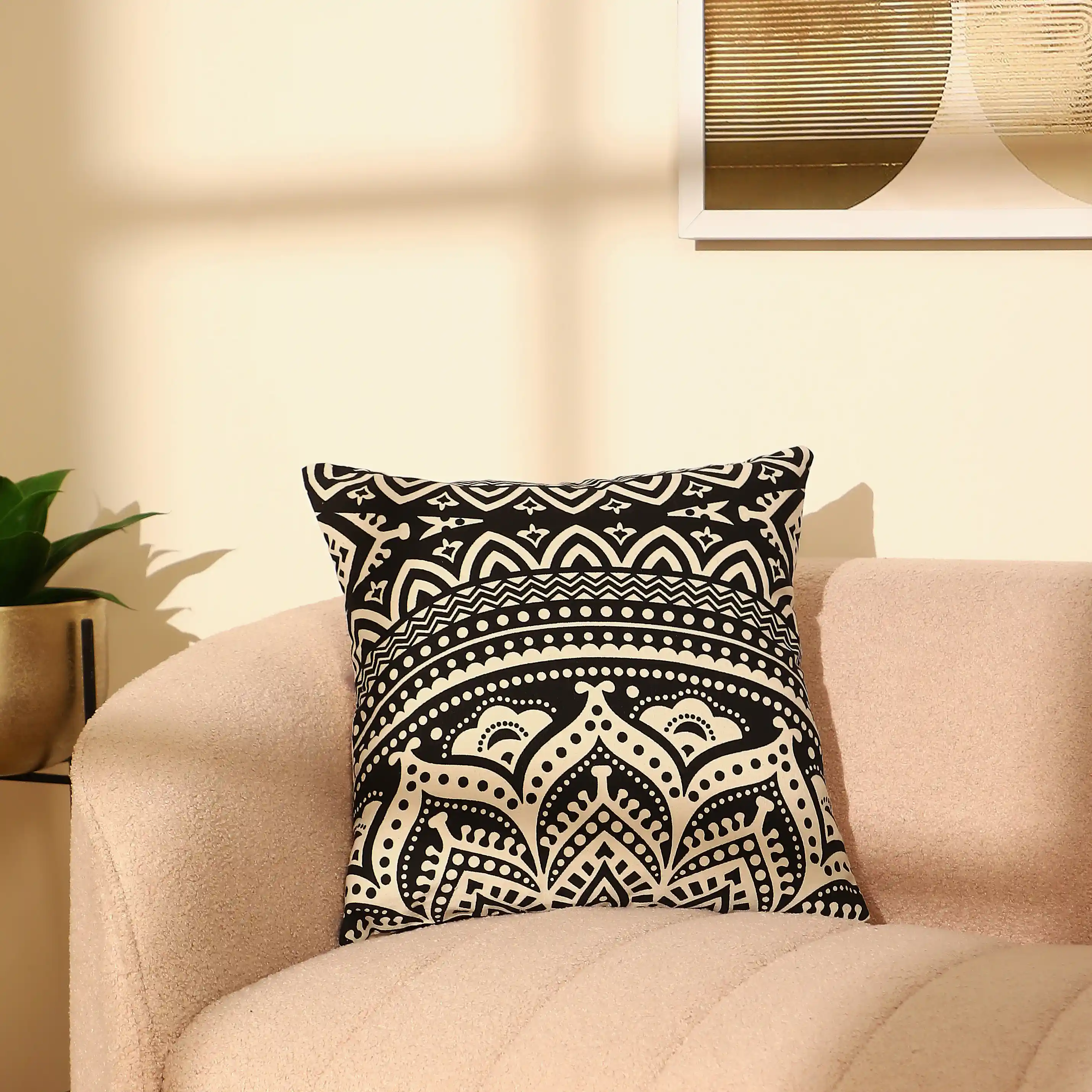 Vissencia 100% Cotton Printed Cushion Cover | Nomadic Tales - Image 9