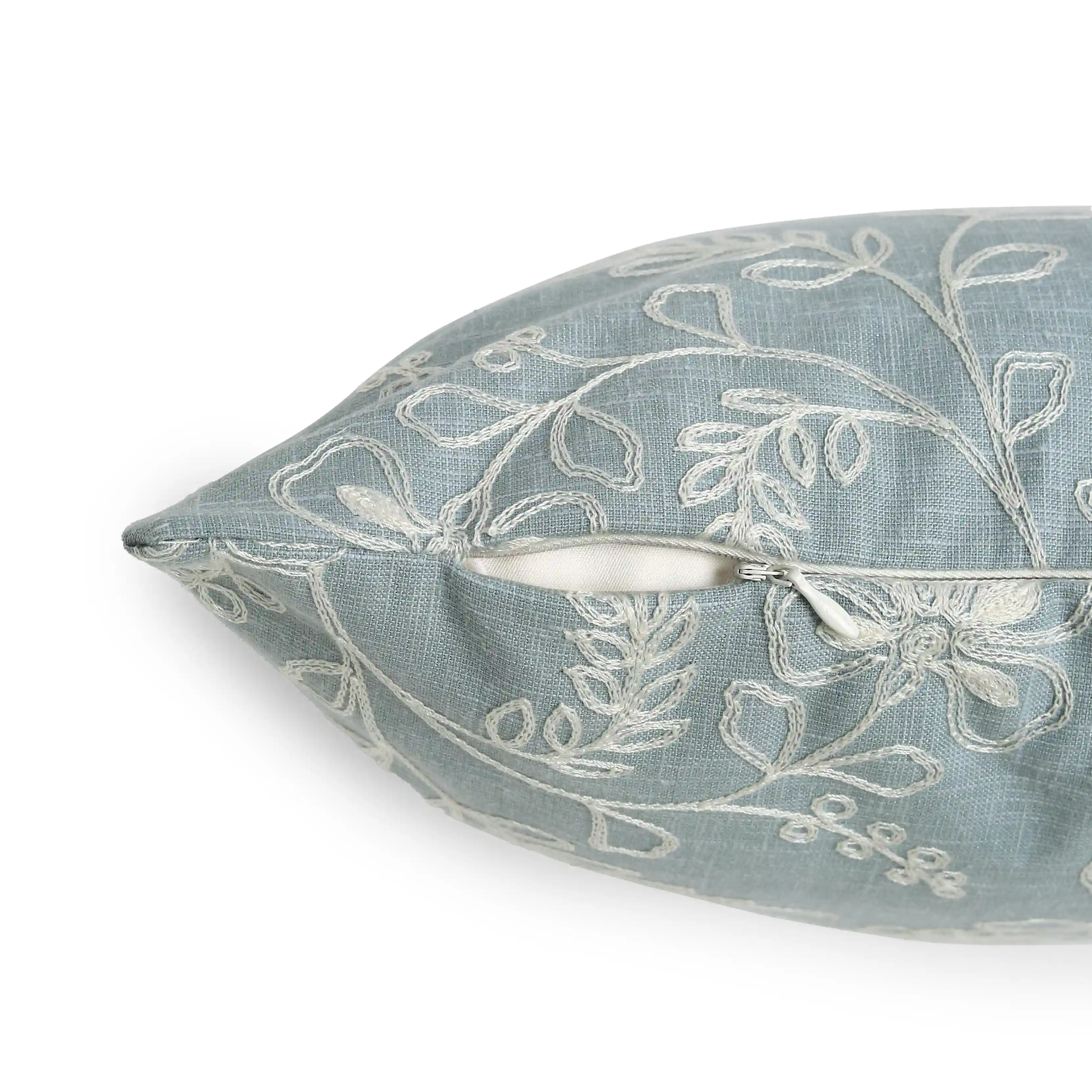 Vissencia Embroidered Cushion Cover | Floral Threads - Image 5