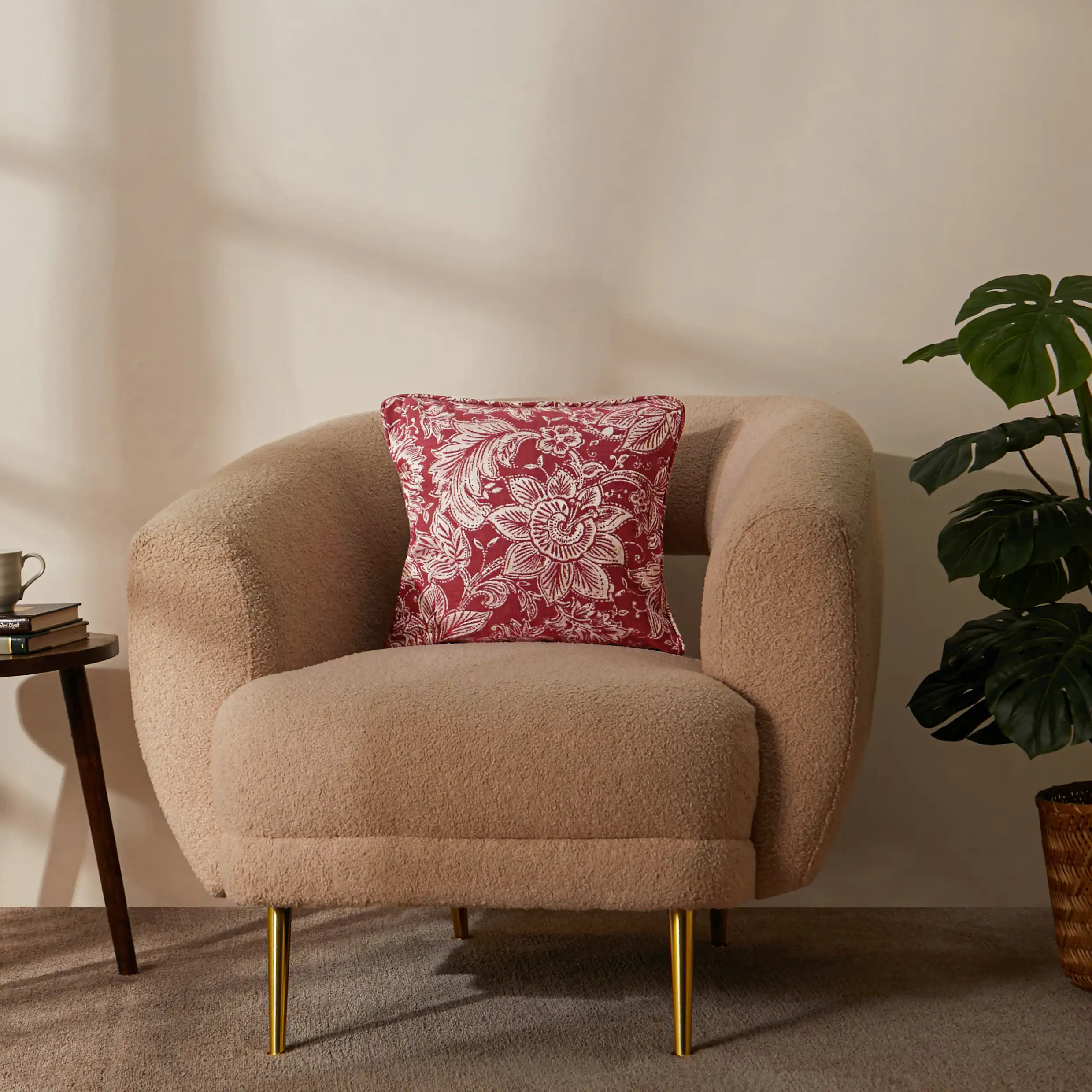 Vissencia Printed Cushion Cover | Blooming Chintz - Image 4