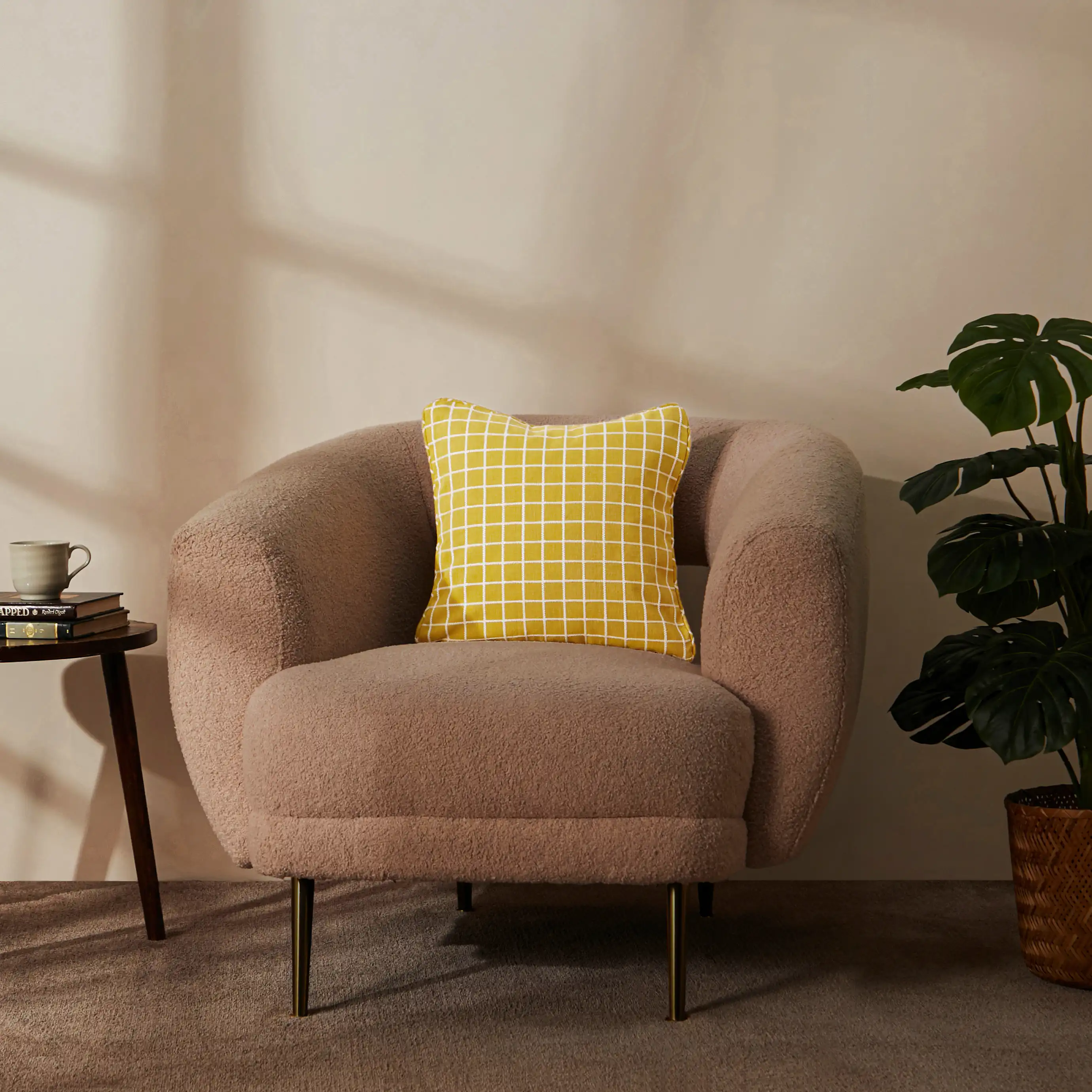 Vissencia Woven Cushion Cover | Playful Grid - Image 9