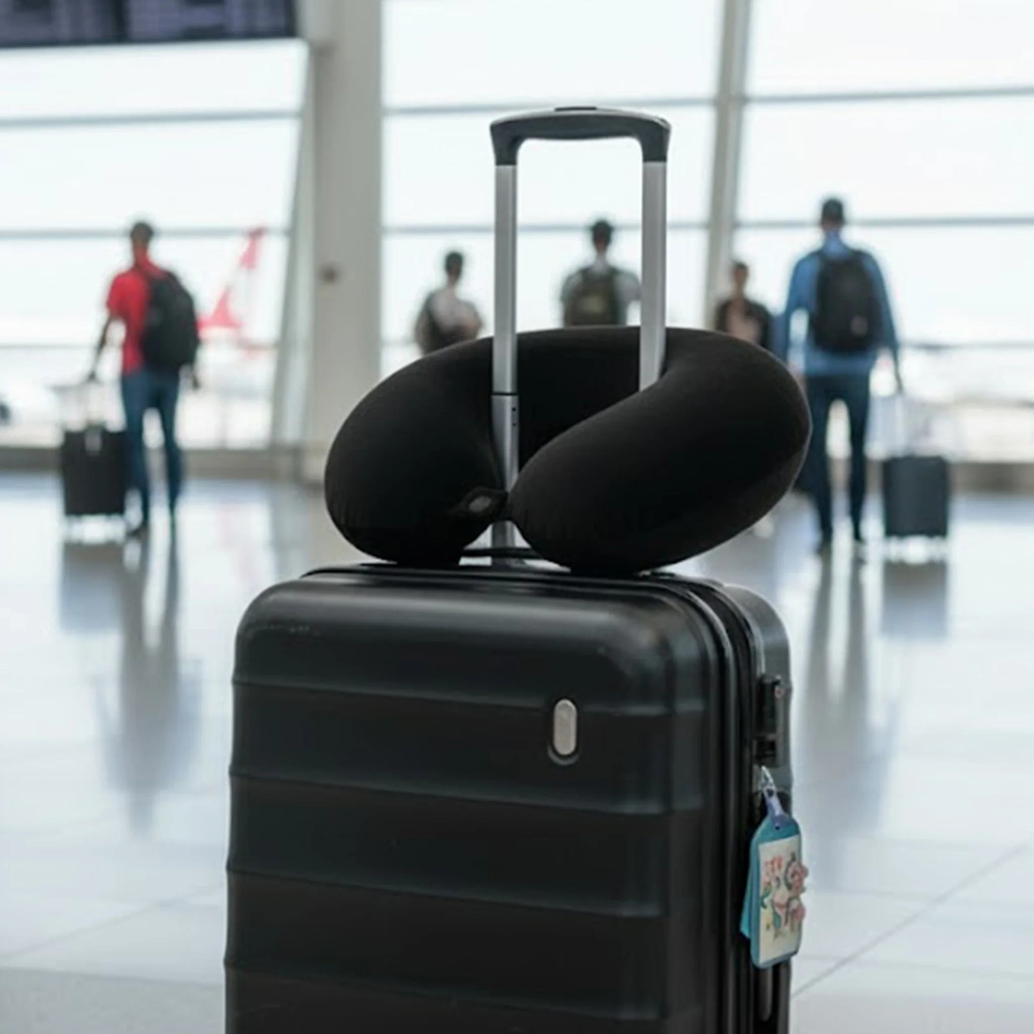 Wanderlust | Travel Neck Pillow | Black - Image 7