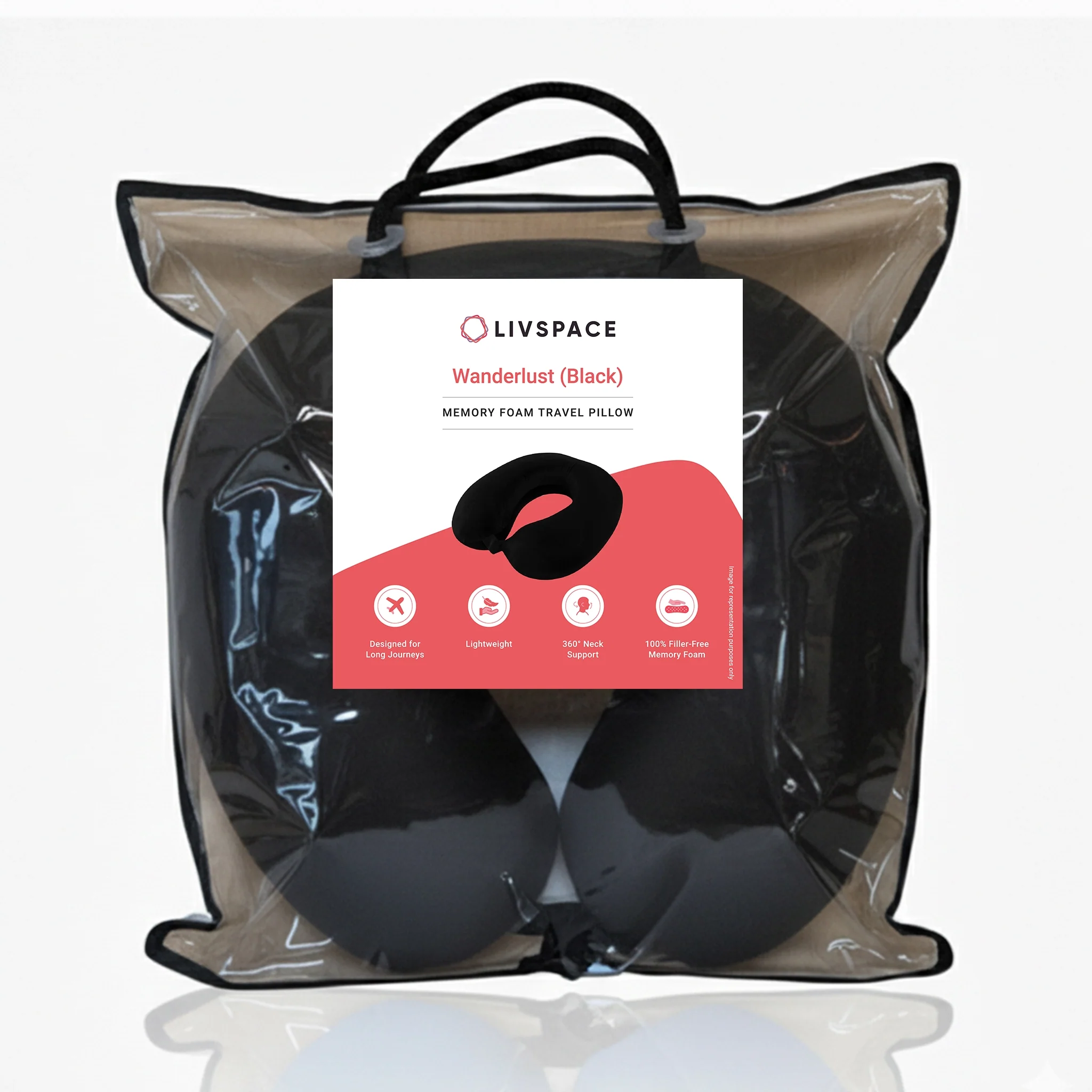 Wanderlust | Travel Neck Pillow | Black - Image 8