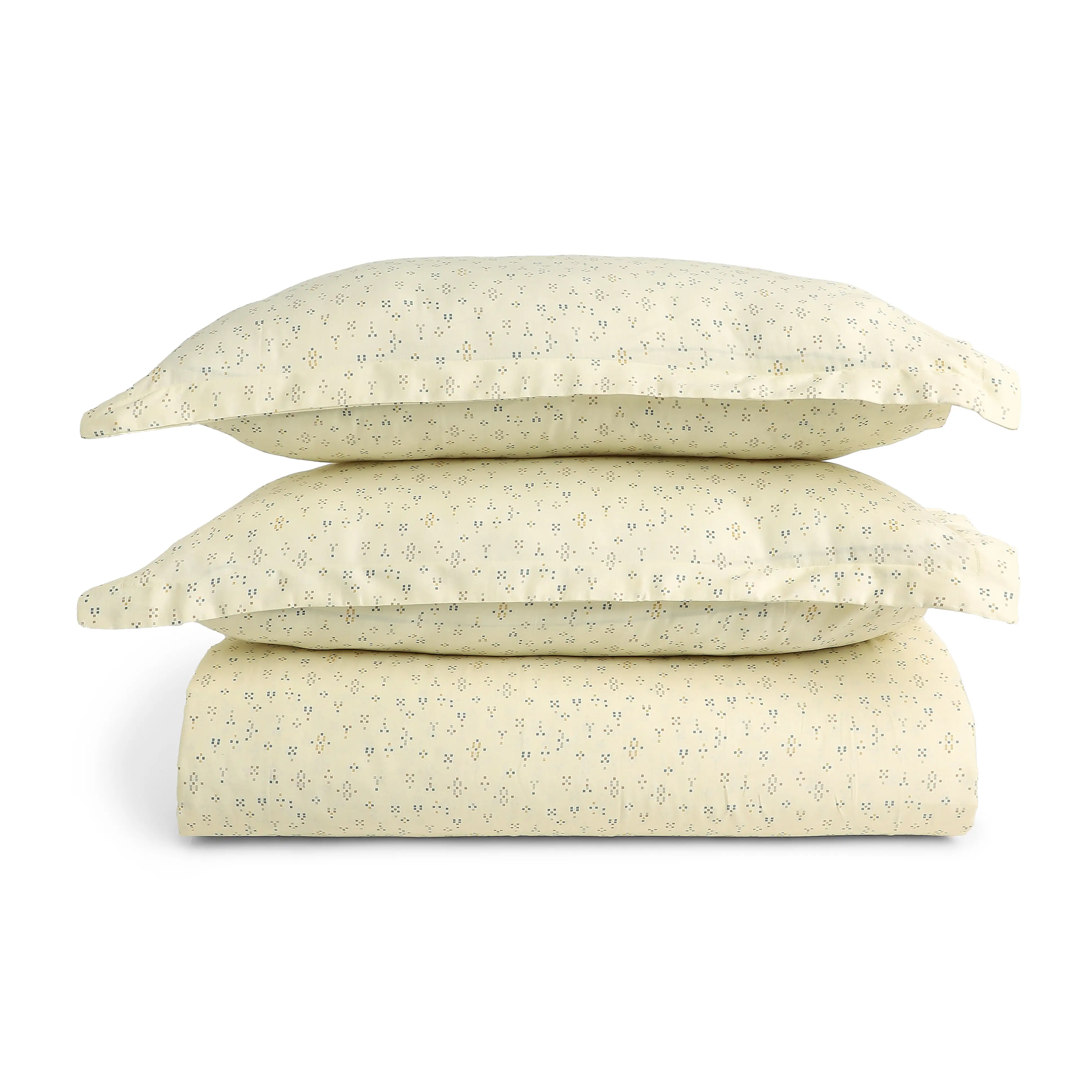 Yutori | 250TC Modern Micro Printed Cotton Bedsheet Set | Pillow Cover with Merrow Hem Treatment - Image 14