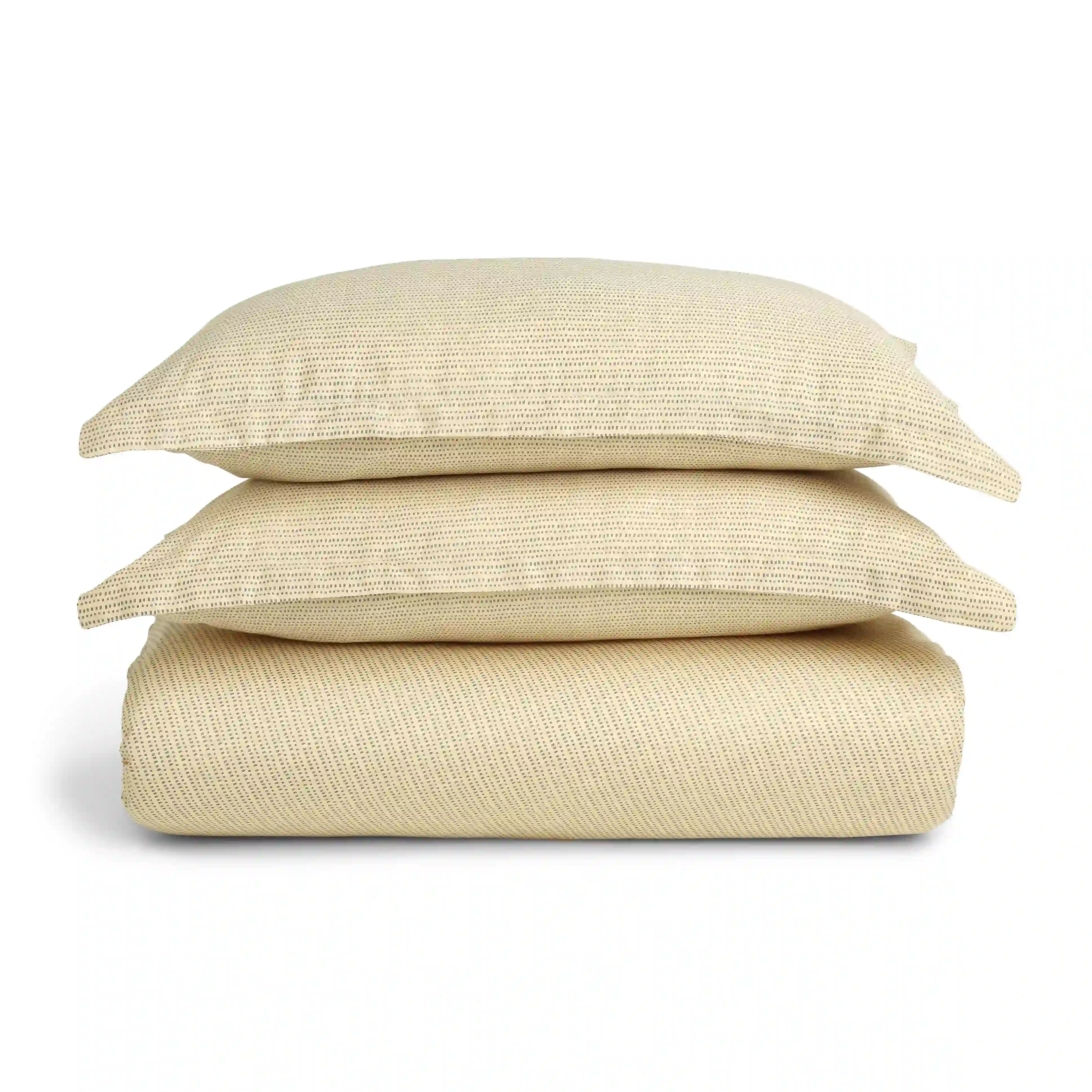 Yutori | 250 TC Modern Micro Printed Cotton Fitted Sheet Set | Pillow Cover with Merrow Hem Treatment - Image 12