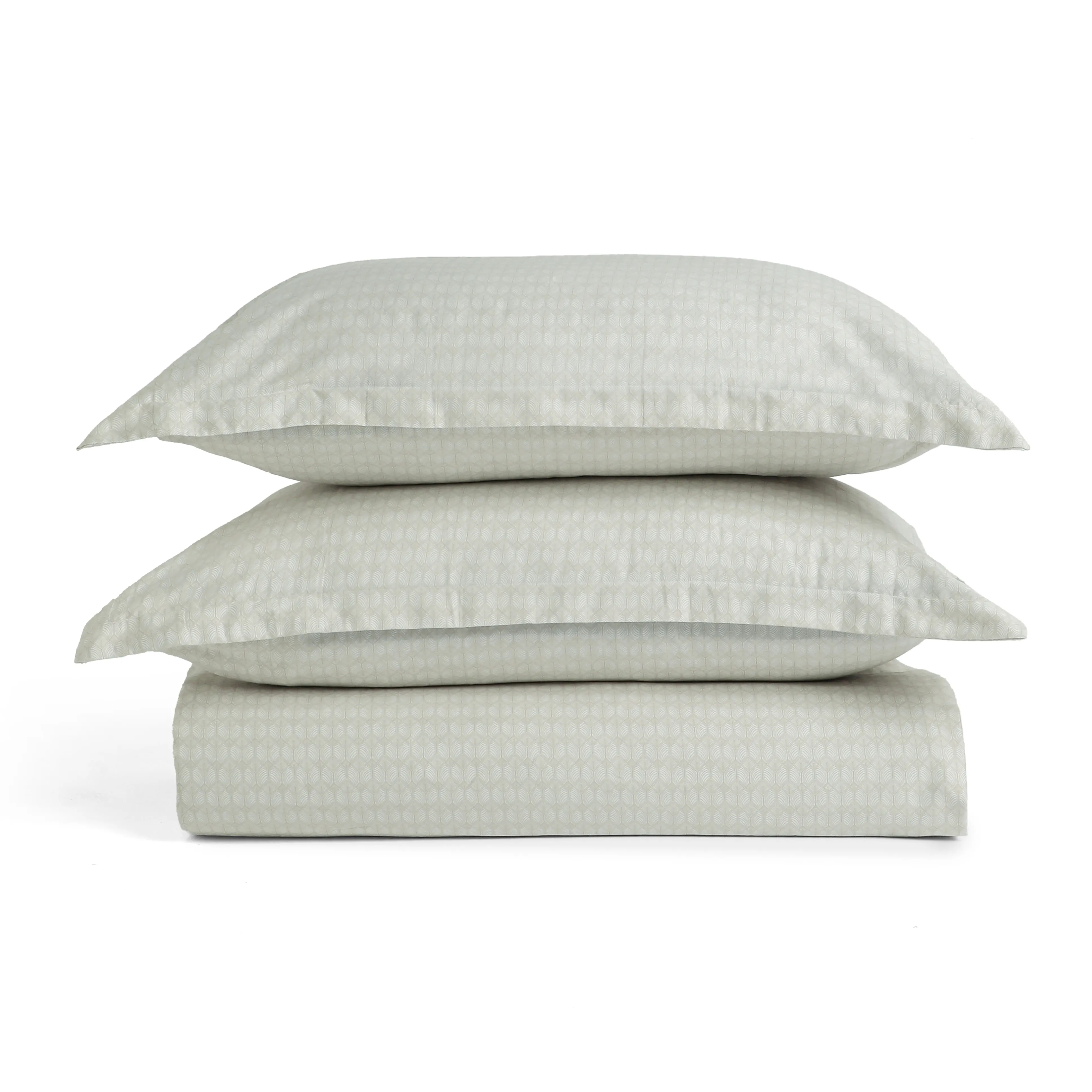 Yutori | 250 TC Modern Micro Printed Cotton Fitted Sheet Set | Pillow Cover with Merrow Hem Treatment - Image 33