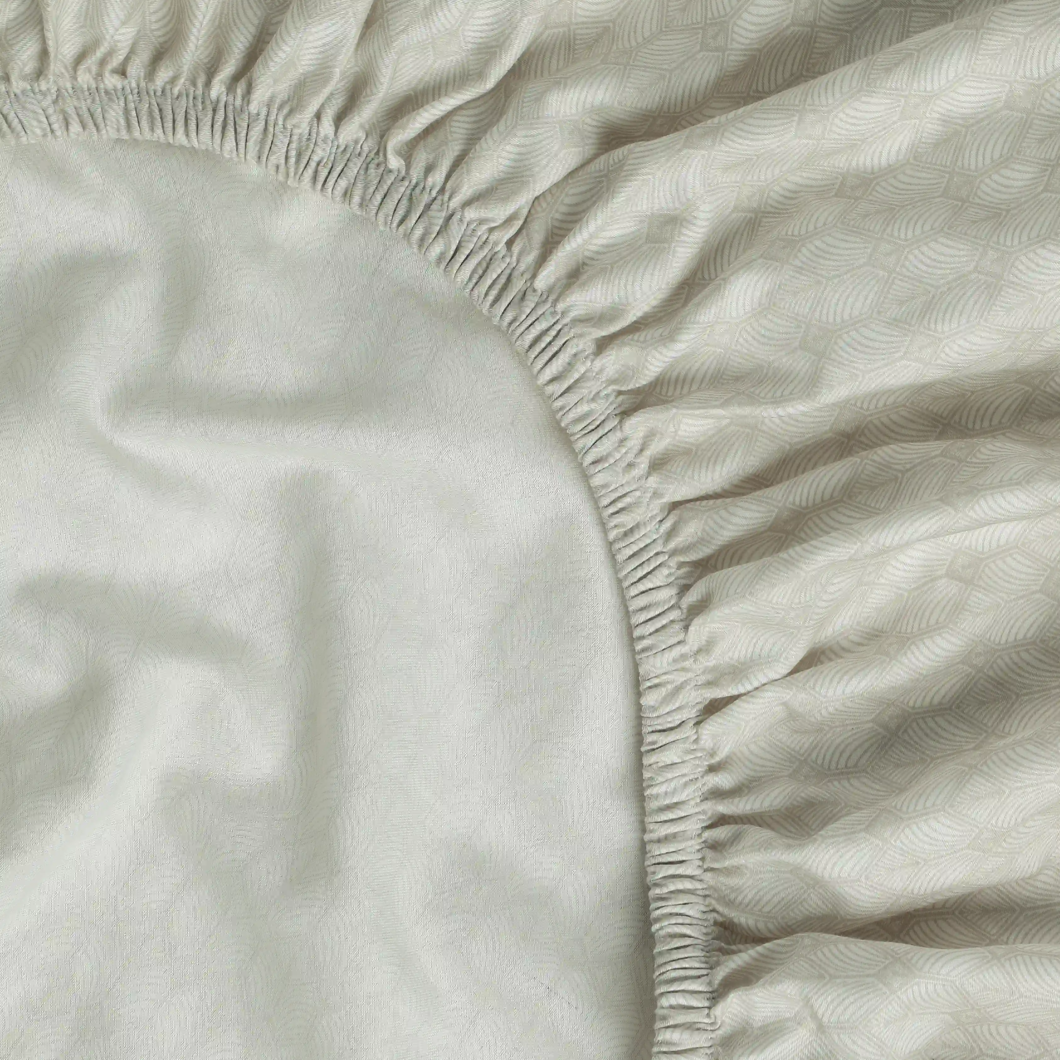 Yutori | 250 TC Modern Micro Printed Cotton Fitted Sheet Set | Pillow Cover with Merrow Hem Treatment - Image 35